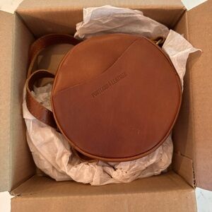 Portland Leather Almost Perfect Circle Crossbody Bag NWT